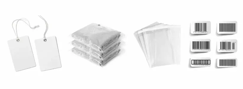 Tags, packaging and barcoding
