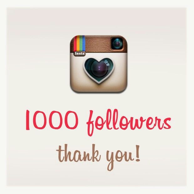 1000+ Instagram Followers