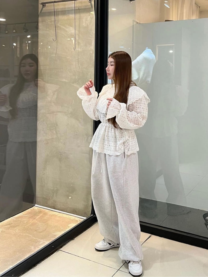 140 Avenue - Korean Women Fashion - #momslook - Penny Fleece Blouse - 5