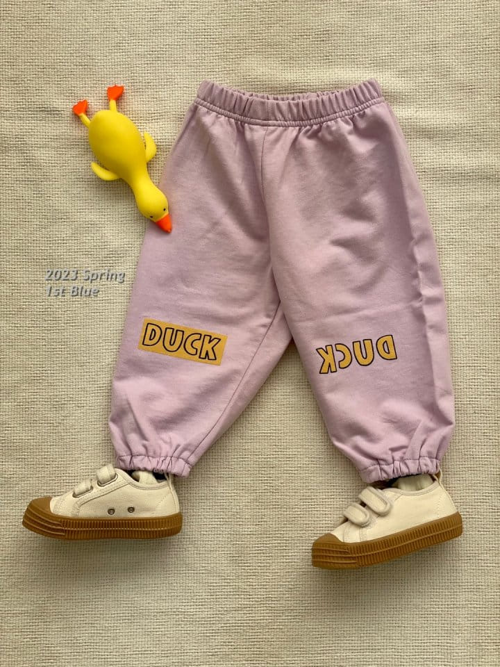 1st Blue - Korean Children Fashion - #fashionkids - Duck Pants