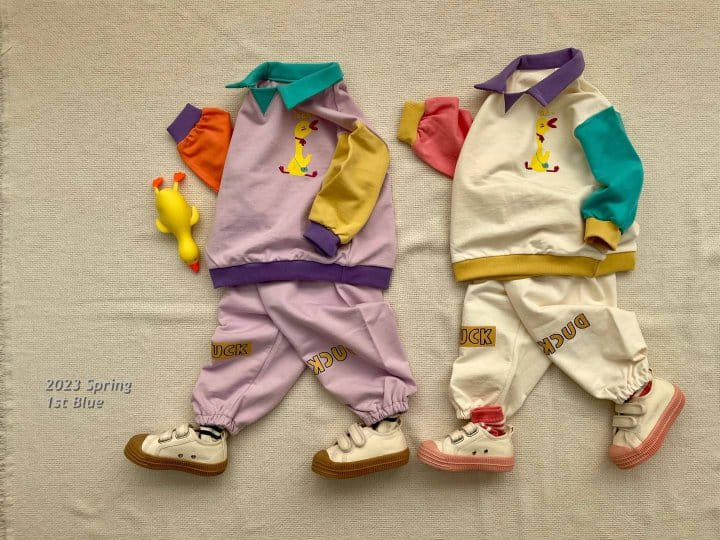1st Blue - Korean Children Fashion - #kidsshorts - Duck Pants - 2
