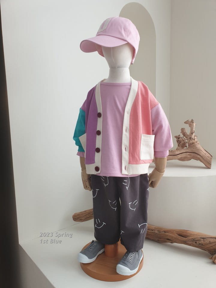 1st Blue - Korean Children Fashion - #toddlerclothing - Color Cardigan - 6