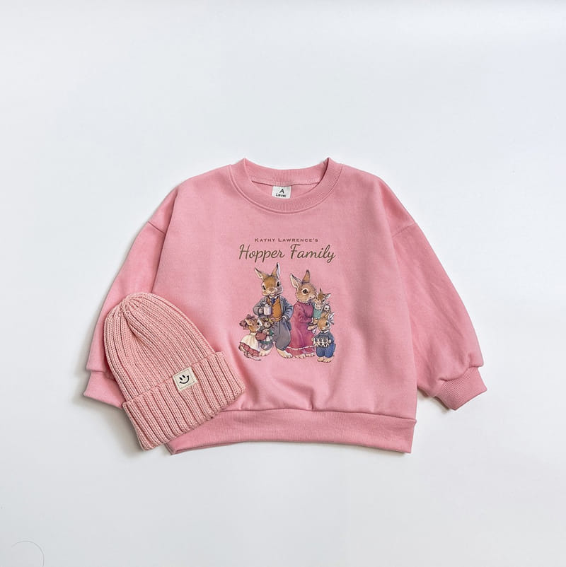 A Level - Korean Children Fashion - #magicofchildhood - Rabbit Family Sweatshirt - 2
