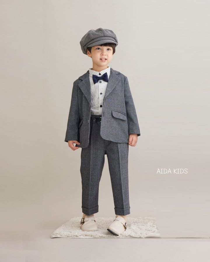 Aida - Korean Baby Fashion - #babyboutique - Glen Jacket