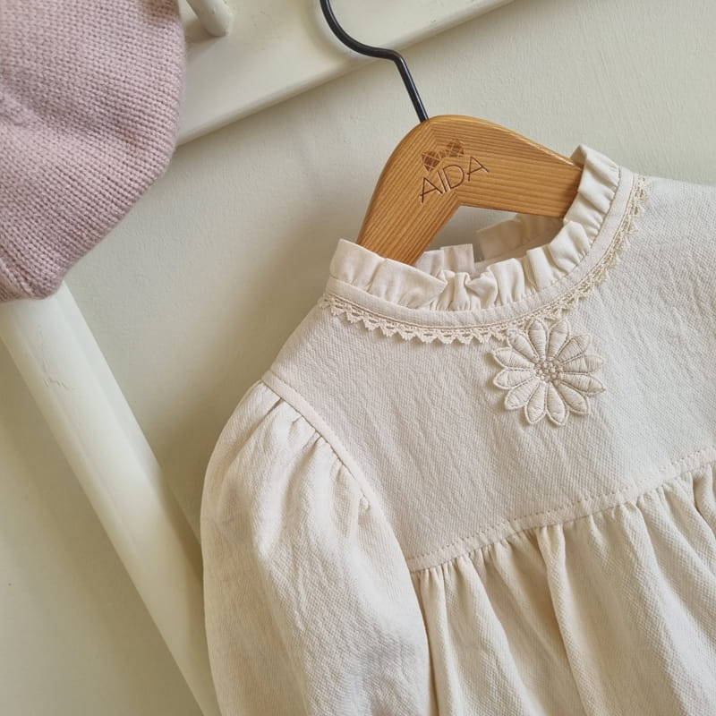 Aida - Korean Baby Fashion - #babyboutiqueclothing - Motive Cream One-piece - 5