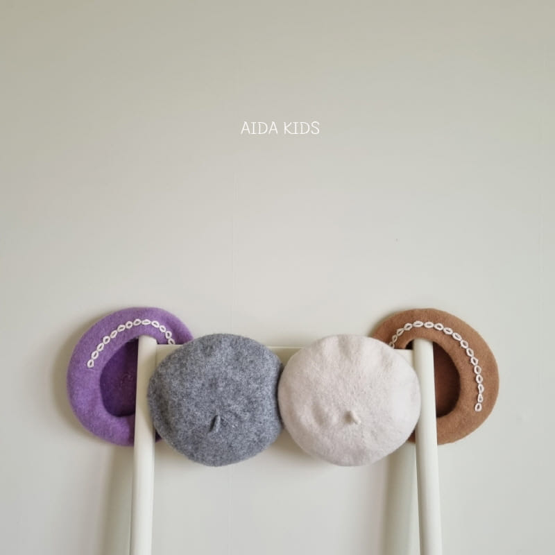 Aida - Korean Baby Fashion - #babyboutiqueclothing - Lace Beret Hat - 2