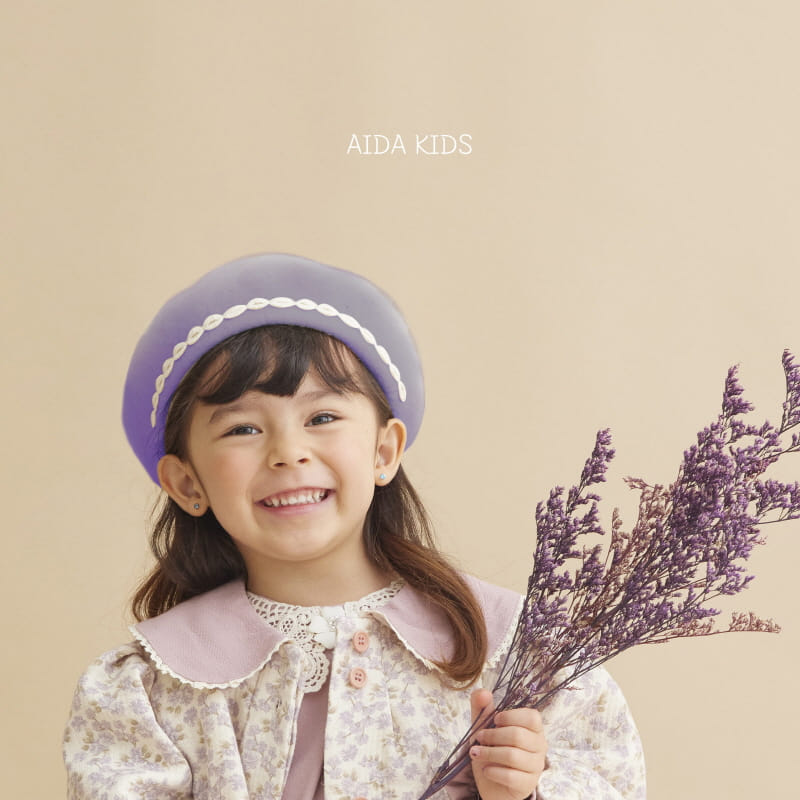 Aida - Korean Baby Fashion - #babylifestyle - Lace Beret Hat - 7