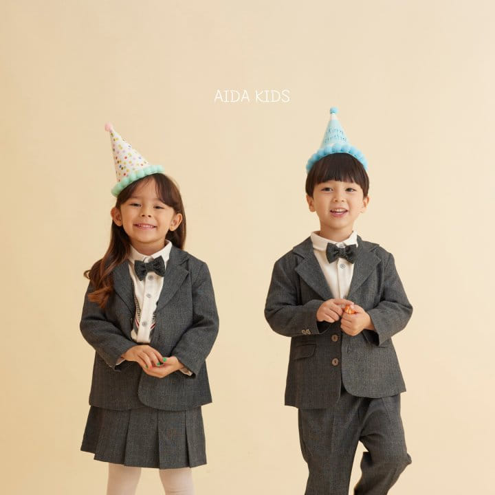 Aida - Korean Baby Fashion - #babylifestyle - Glen Jacket - 7
