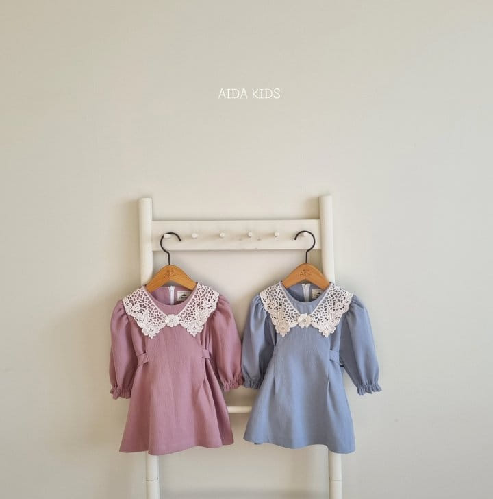 Aida - Korean Baby Fashion - #babyoninstagram - New Candle One-piece - 6