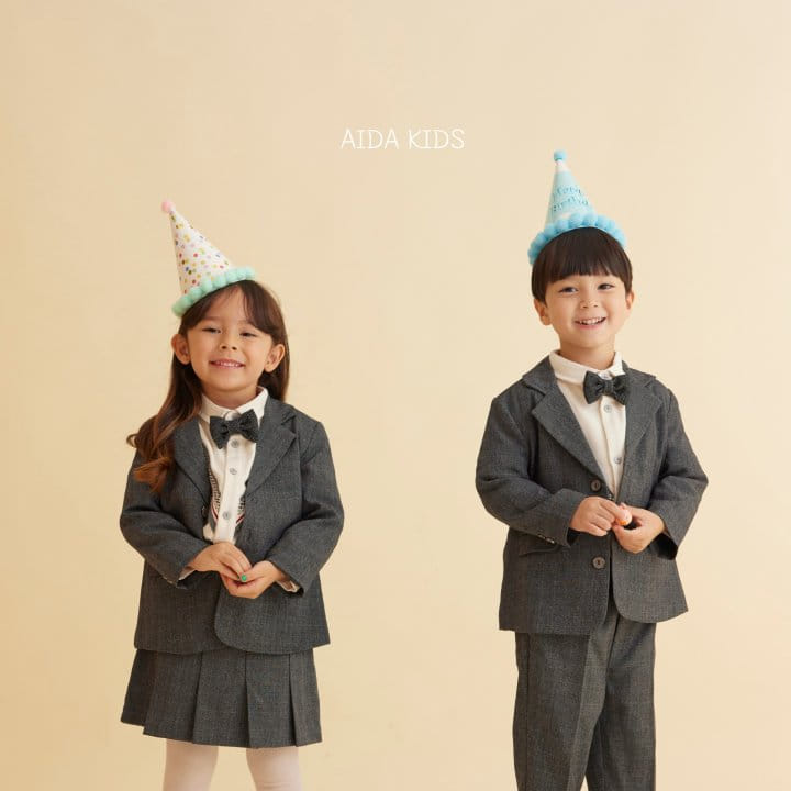 Aida - Korean Baby Fashion - #babyoninstagram - Glen Jacket - 8