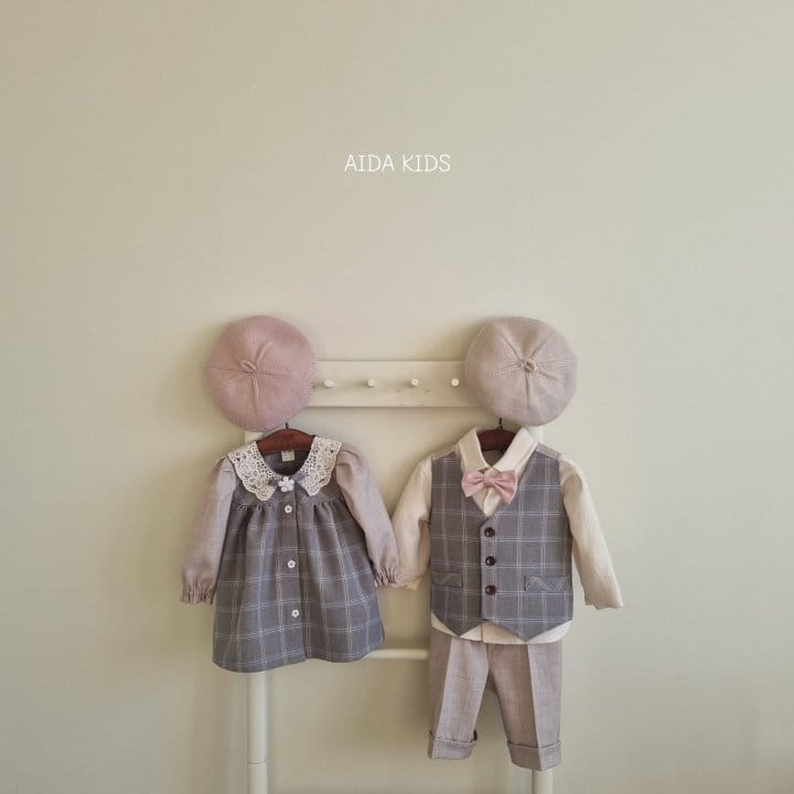 Aida - Korean Baby Fashion - #babyoutfit - Classic Vest - 7