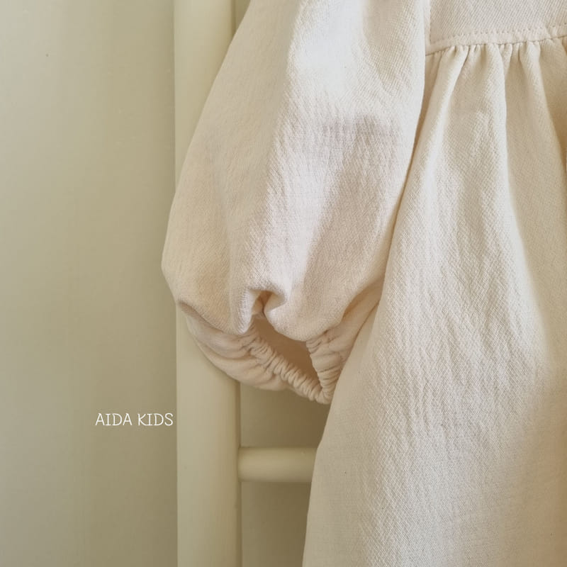 Aida - Korean Baby Fashion - #onlinebabyboutique - Motive Cream One-piece