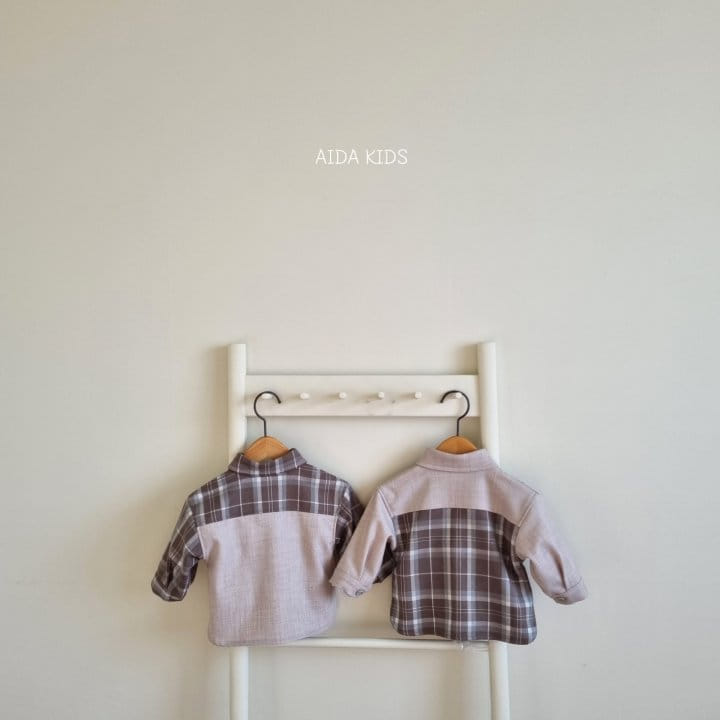 Aida - Korean Baby Fashion - #onlinebabyboutique - New Dandy Check Jacket - 6