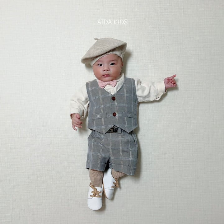 Aida - Korean Baby Fashion - #onlinebabyboutique - Classic Vest - 9