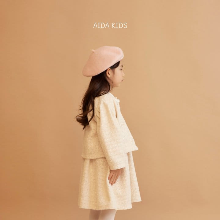 Aida - Korean Baby Fashion - #onlinebabyshop - Coco Twid Jacket