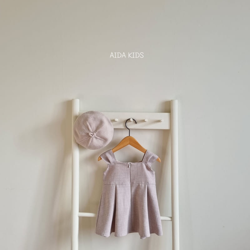 Aida - Korean Baby Fashion - #smilingbaby - Grip Top Sleeveless One-piece - 5