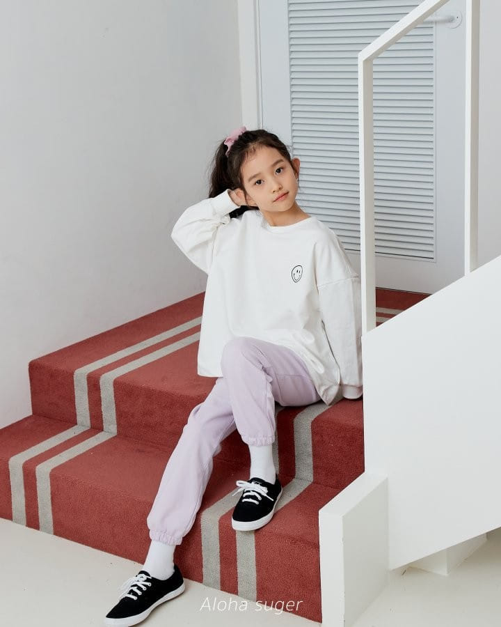 Aloha Suger - Korean Children Fashion - #childrensboutique - Label Pants - 9