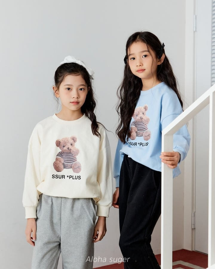 Aloha Suger - Korean Children Fashion - #fashionkids - Baby Bear Sweatshirt - 2