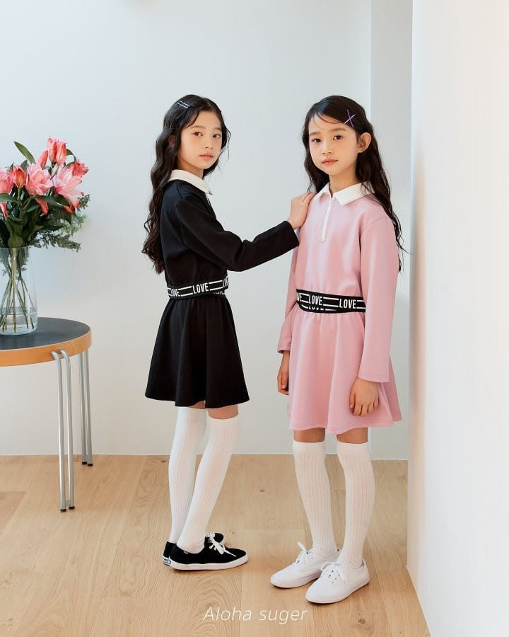 Aloha Suger - Korean Children Fashion - #fashionkids - Banding Skirt Set