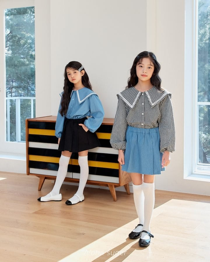 Aloha Suger - Korean Children Fashion - #kidsshorts - Blouse - 5