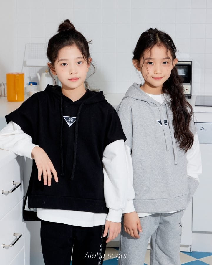 Aloha Suger - Korean Children Fashion - #kidzfashiontrend - 3 Pic Top Bottom Set - 10