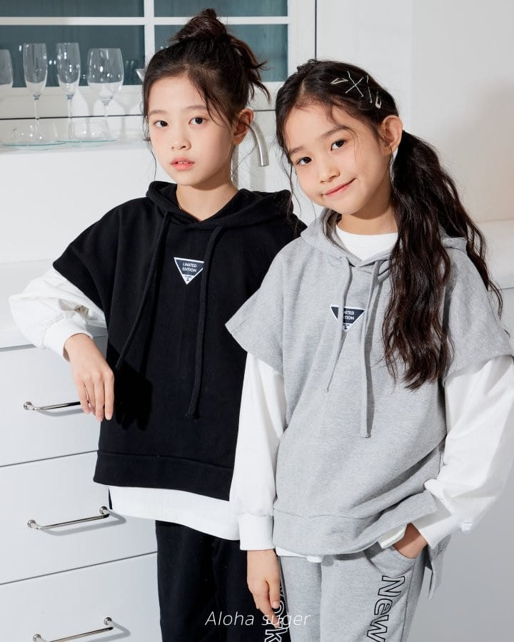 Aloha Suger - Korean Children Fashion - #prettylittlegirls - 3 Pic Top Bottom Set