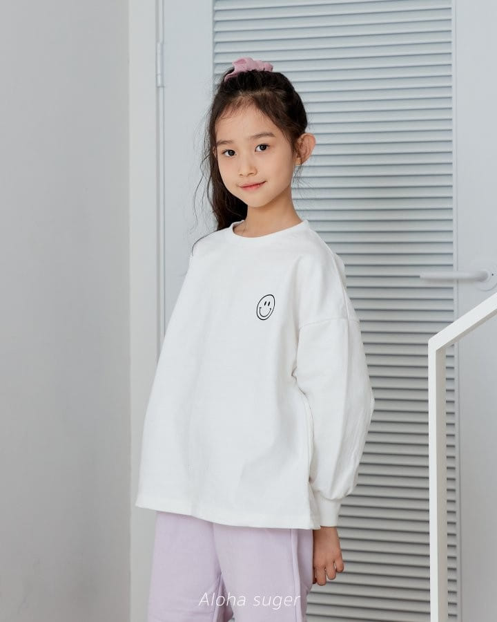 Aloha Suger - Korean Children Fashion - #toddlerclothing - Smile Tee