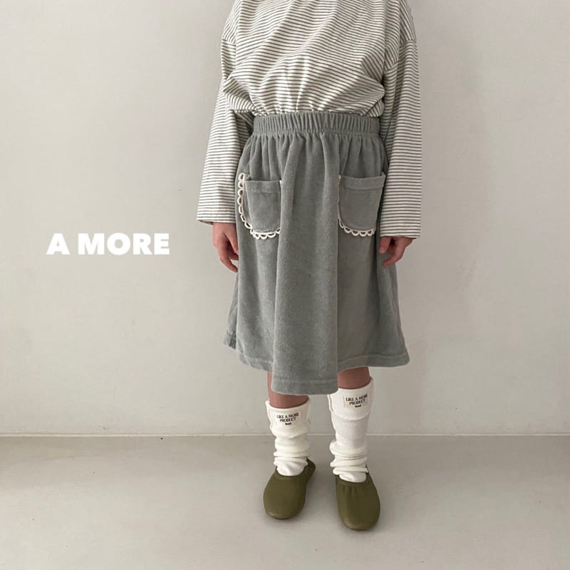 Amore - Korean Children Fashion - #childofig - Pocket Skirt - 4