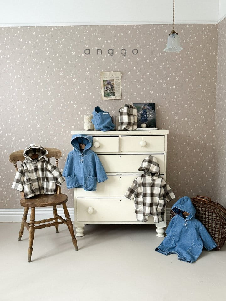 Anggo - Korean Baby Fashion - #babyboutiqueclothing - Checks Choco Bag