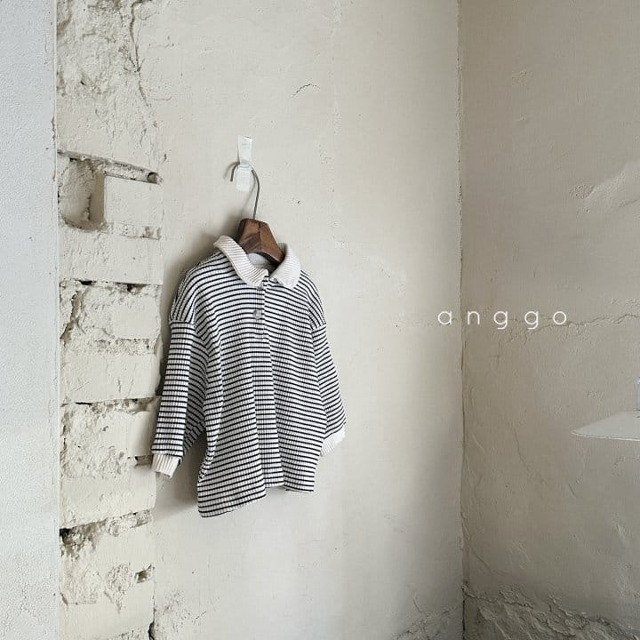 Anggo - Korean Baby Fashion - #babyboutiqueclothing - Cat Collar Tee - 3