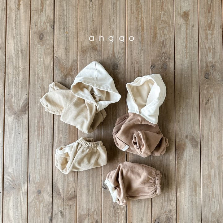 Anggo - Korean Baby Fashion - #babyboutiqueclothing - Caramel Top Bottom Set - 6