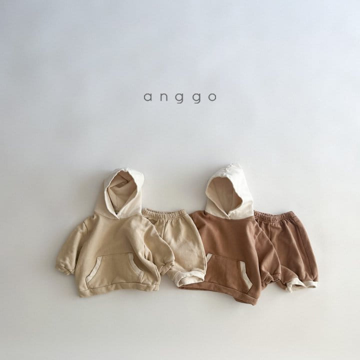 Anggo - Korean Baby Fashion - #babyclothing - Caramel Top Bottom Set - 7