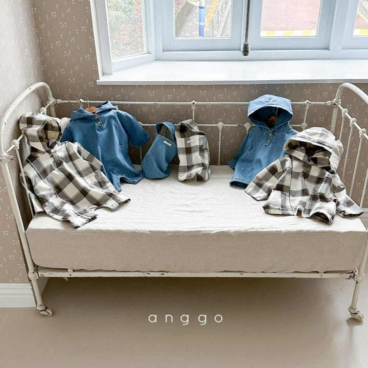 Anggo - Korean Baby Fashion - #babyclothing - Checks Choco Anorak - 4