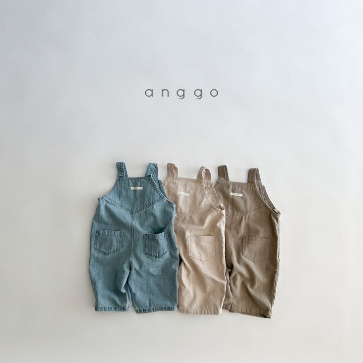 Anggo - Korean Baby Fashion - #babyfever - Shu Overalls Denim - 8