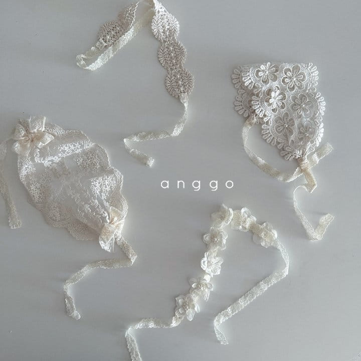 Anggo - Korean Baby Fashion - #babygirlfashion - Lace Hiarband Anna - 6