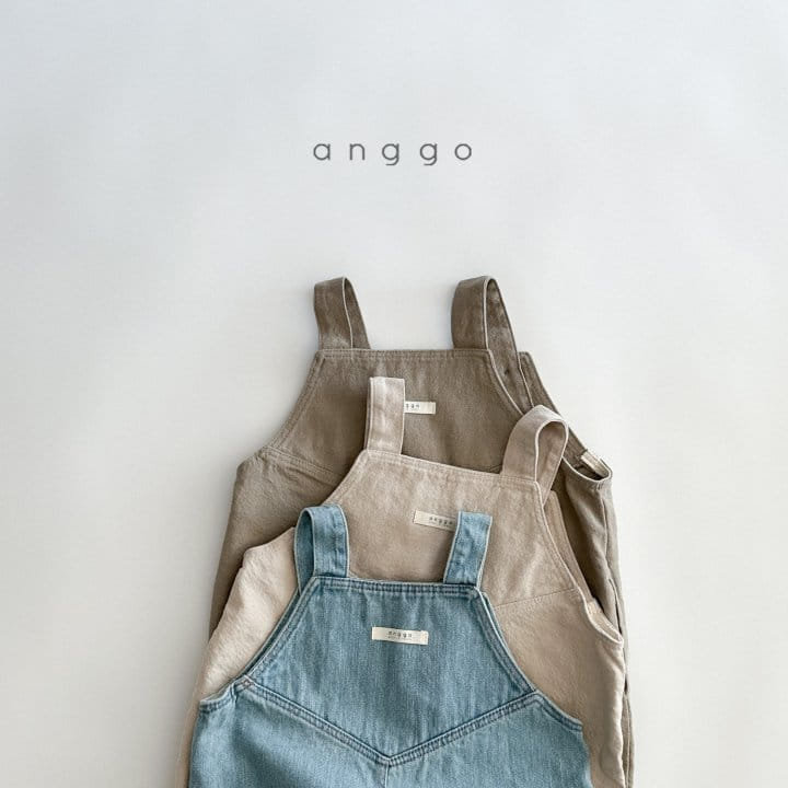 Anggo - Korean Baby Fashion - #babygirlfashion - Shu Overalls Denim - 9