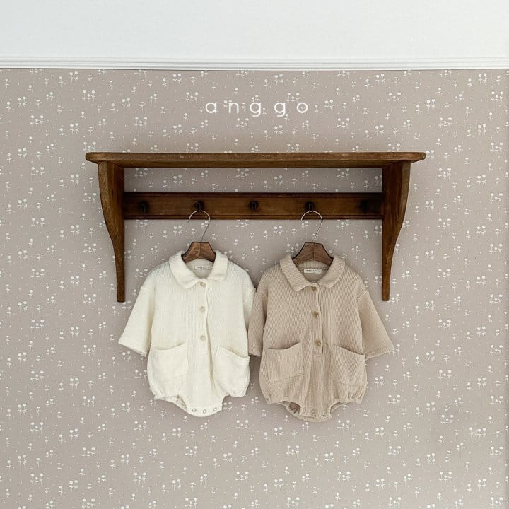 Anggo - Korean Baby Fashion - #babyootd - Custard Bodysuit