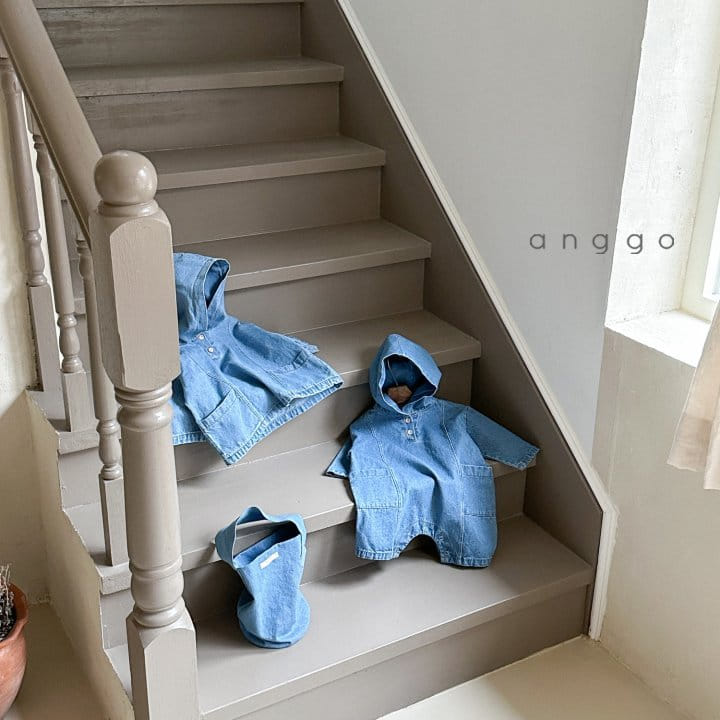 Anggo - Korean Baby Fashion - #babywear - Checks Choco Bodysuit - 5