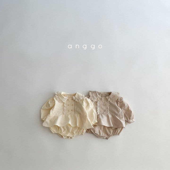 Anggo - Korean Baby Fashion - #onlinebabyboutique - Cream Cheese Bodysuit - 9