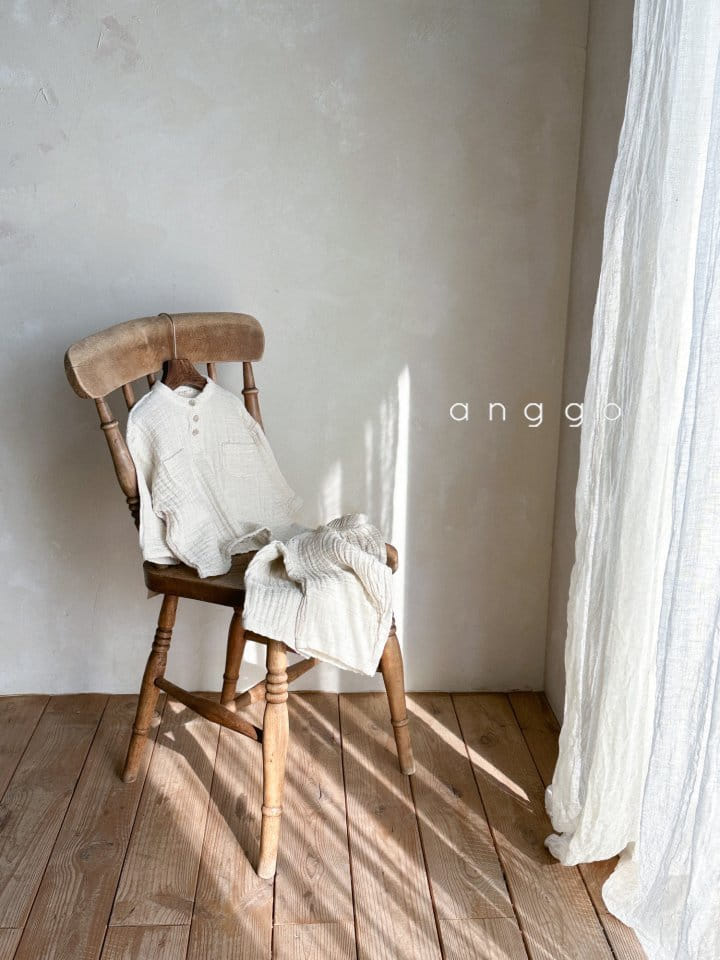 Anggo - Korean Baby Fashion - #onlinebabyboutique - Marlang Top Bottom Set - 3