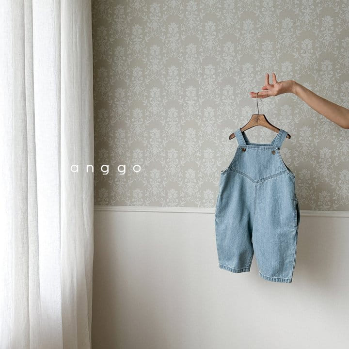 Anggo - Korean Baby Fashion - #onlinebabyboutique - Shu Overalls Denim
