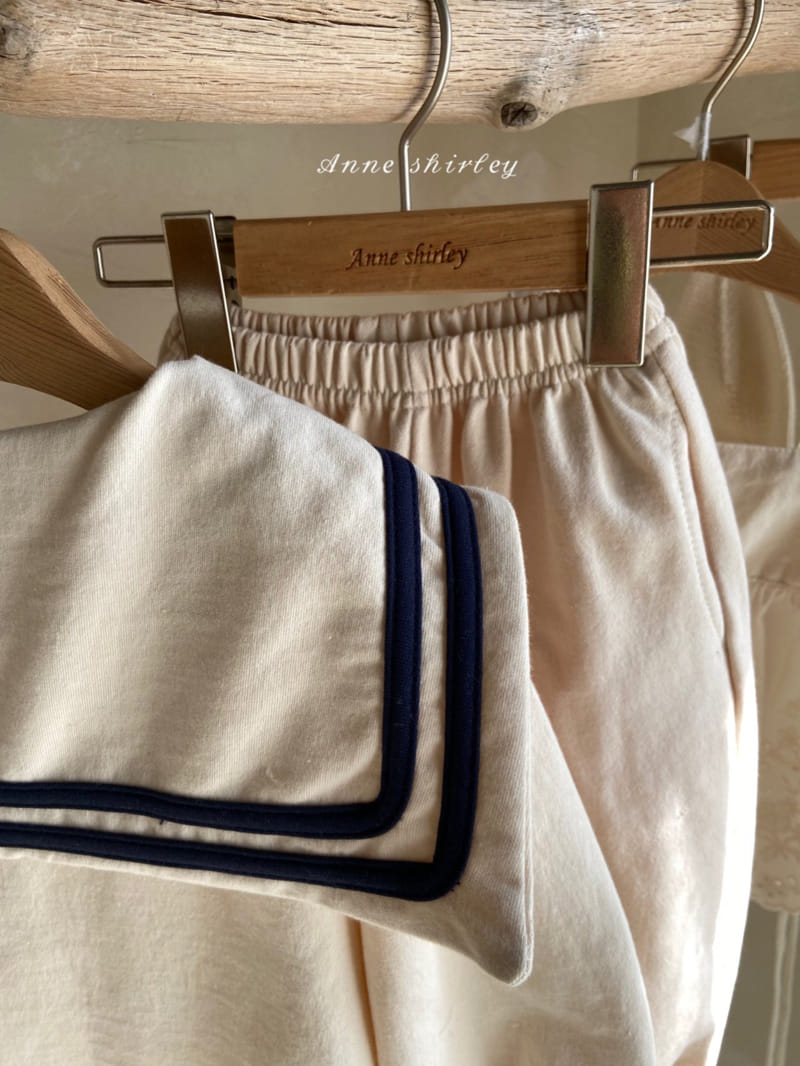 Anne Shirley - Korean Baby Fashion - #babyclothing - Zinsim Sailor Top Bottom Set - 12