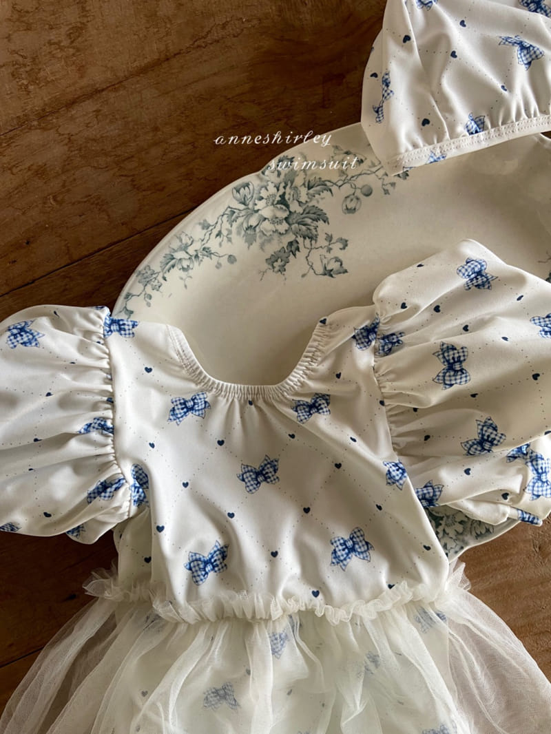 Anne Shirley - Korean Baby Fashion - #babyclothing - Tutu Ribbon Swimwear with Hat