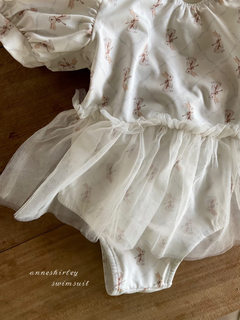 Anne Shirley - Korean Baby Fashion - #babyoutfit - Gift Rabbit Swimwear with Hat - 10