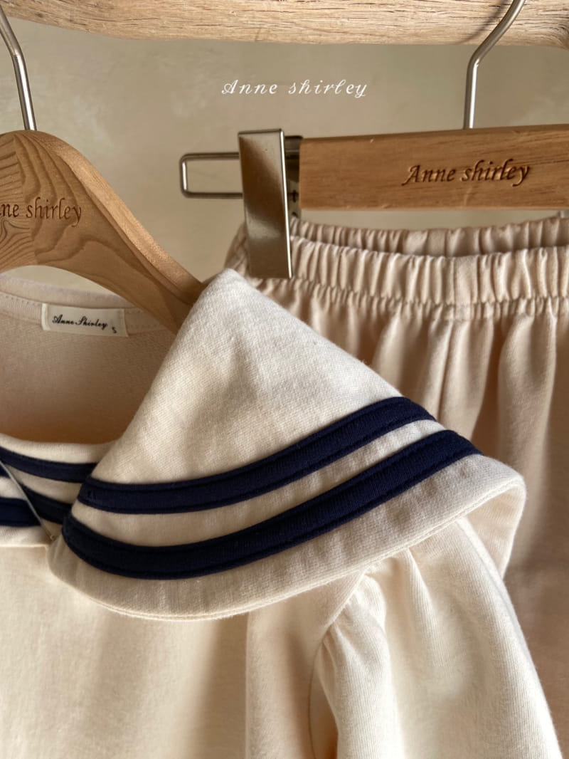 Anne Shirley - Korean Baby Fashion - #babywear - Zinsim Sailor Top Bottom Set - 6