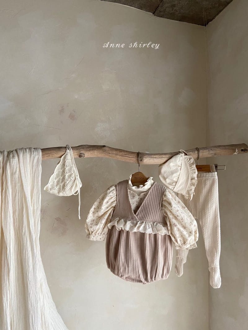 Anne Shirley - Korean Baby Fashion - #onlinebabyshop - Wendy Vest Bodysuit 2 - 5
