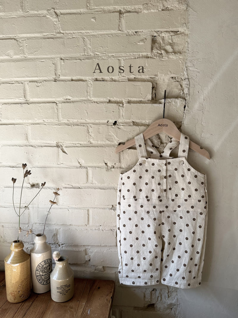 Aosta - Korean Baby Fashion - #babyboutique - cotton Overalls - 3