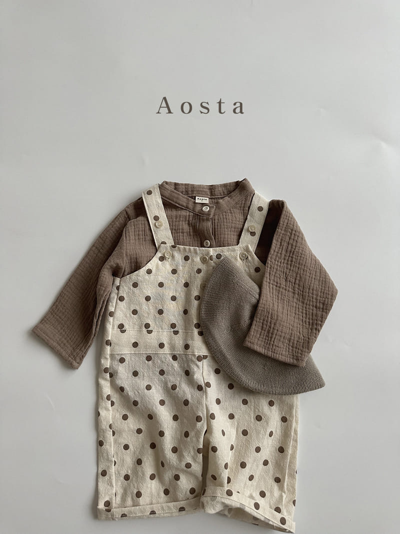 Aosta - Korean Baby Fashion - #babyboutique - cotton Overalls - 4
