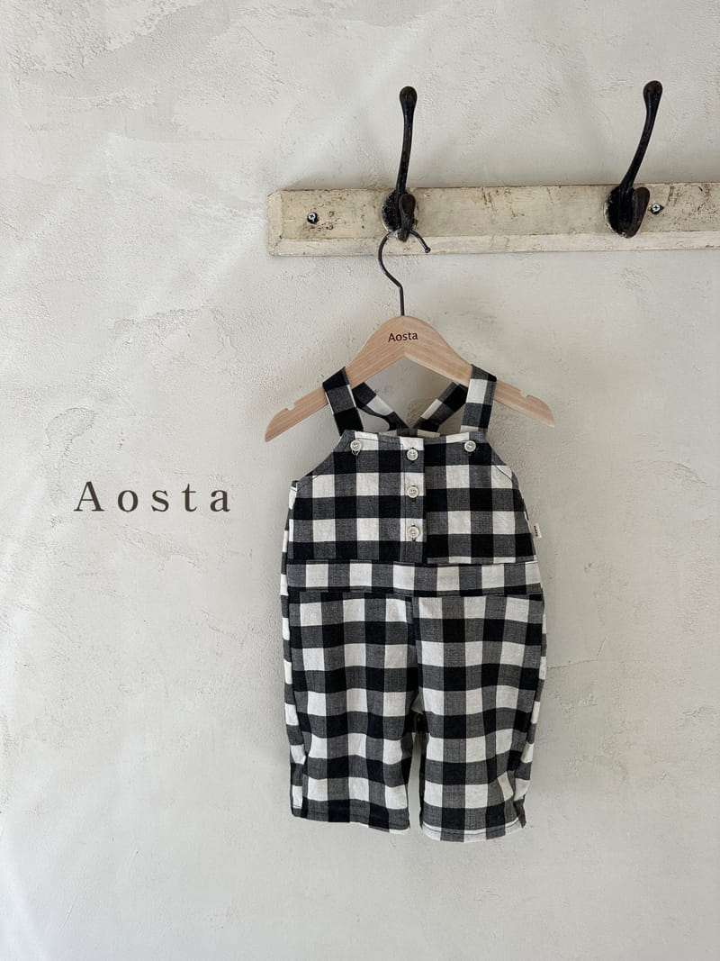 Aosta - Korean Baby Fashion - #babyoninstagram - cotton Overalls - 10