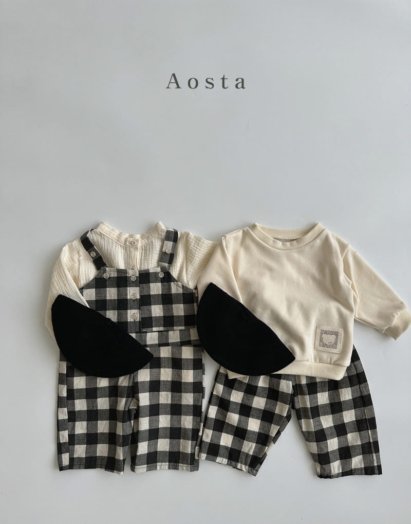 Aosta - Korean Baby Fashion - #babyootd - cotton Overalls - 11